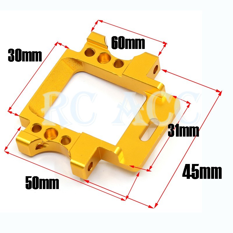 Xe Rc 102061Phụ Kiện Hộp Số Phía Sau Bằng Nhôm02021 Cho Xe Tải HSP 1:10