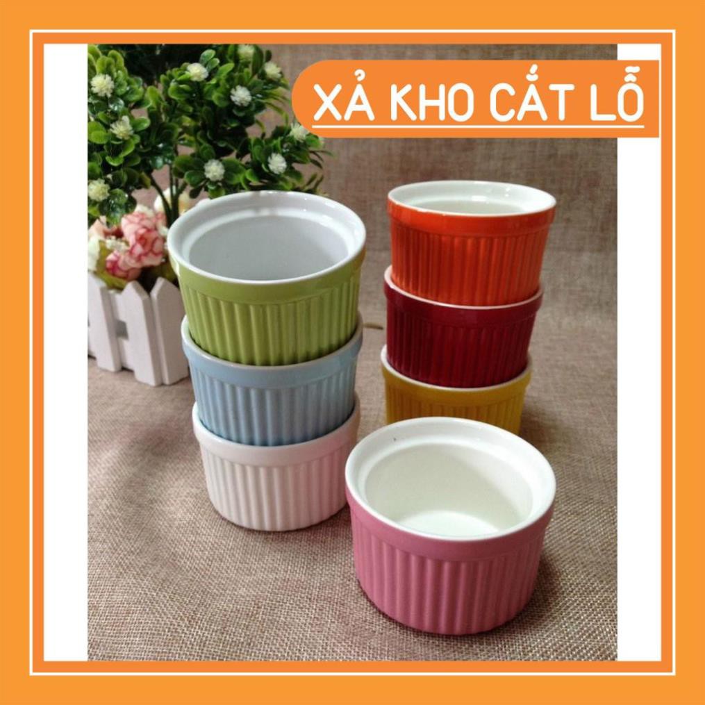 GIÁ SIÊU RẺ Hũ ramenkin sứ, hũ sứ làm bánh Flan, Caramen, bỏ lò, chịu nhiệt