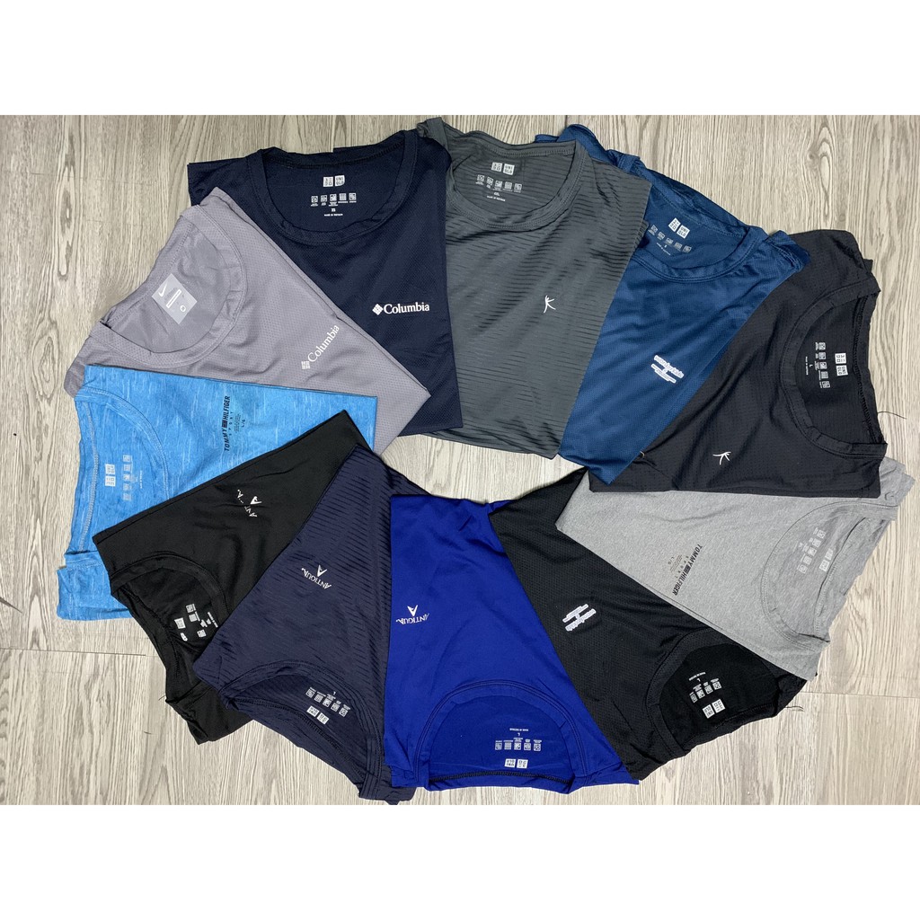 áo phông nam cổ tròn, áo thun nam thông hơi chất co giãn 4 chiều | BigBuy360 - bigbuy360.vn