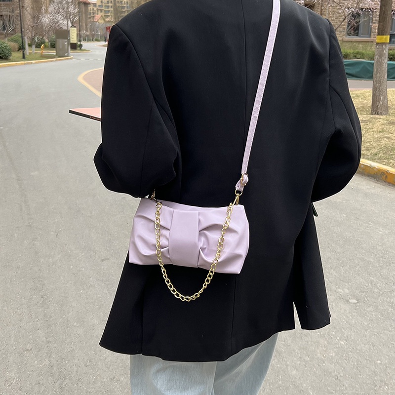 Túi Đeo Vai Hình Vuông Màu Trơn Thời Trang Mùa Hè 2022 Dành Cho Nữ