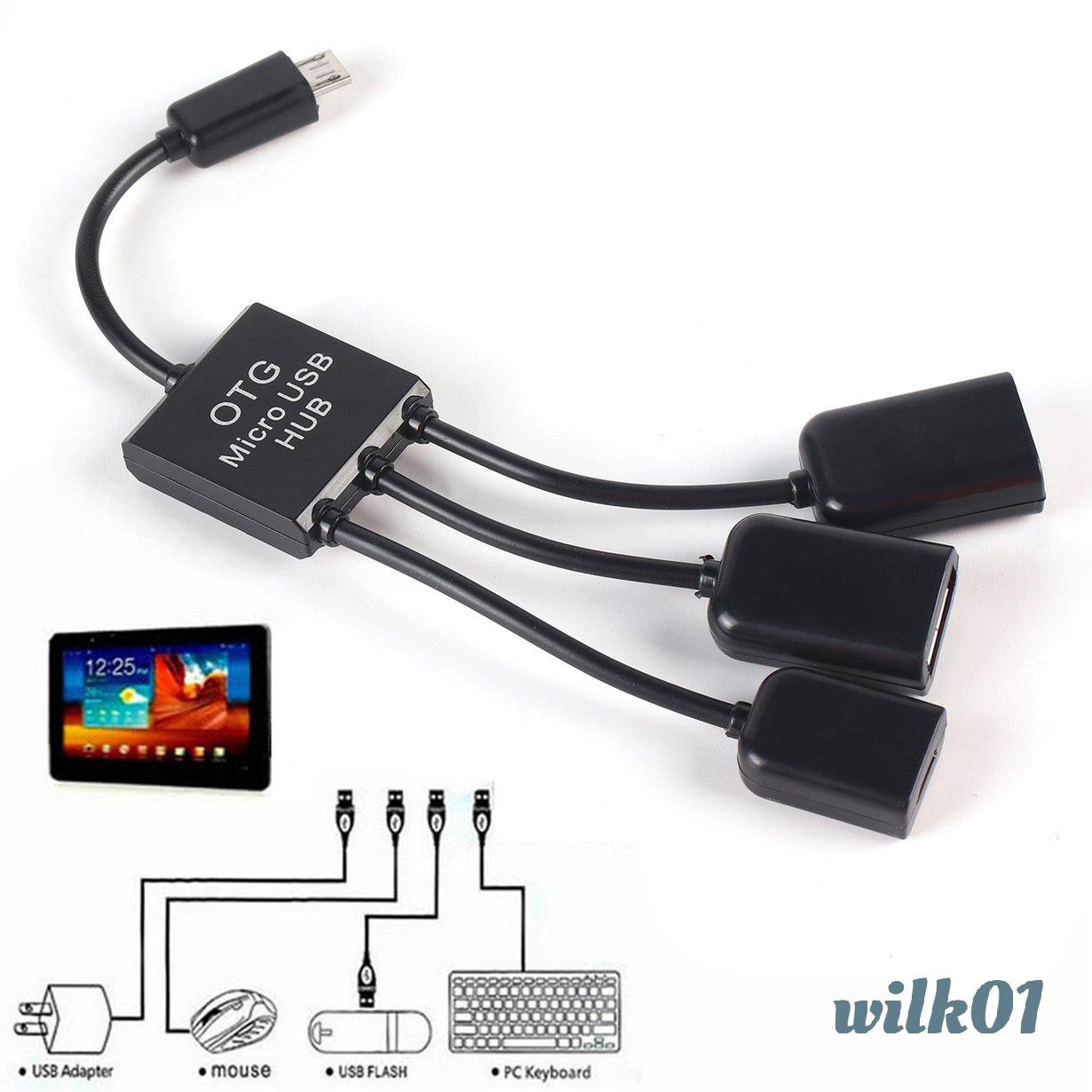 Dây Cáp Sạc Truyền Dữ Liệu Đầu Micro Usb Tách Rời Wilk01