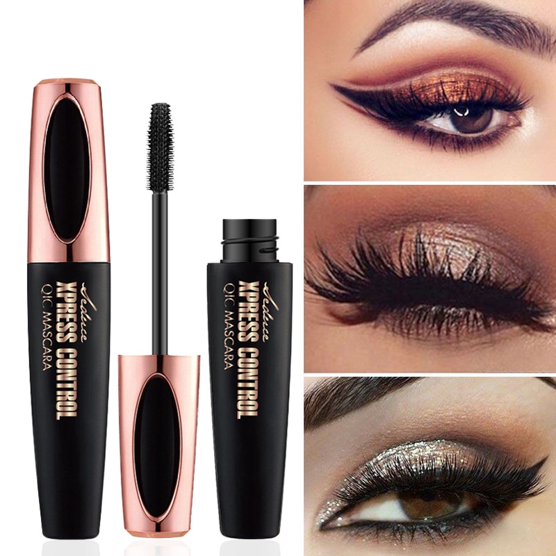 Mascara Sợi Tơ 4d Chống Thấm Nước Màu Đen Chuốt Dài Và Dày Mi
