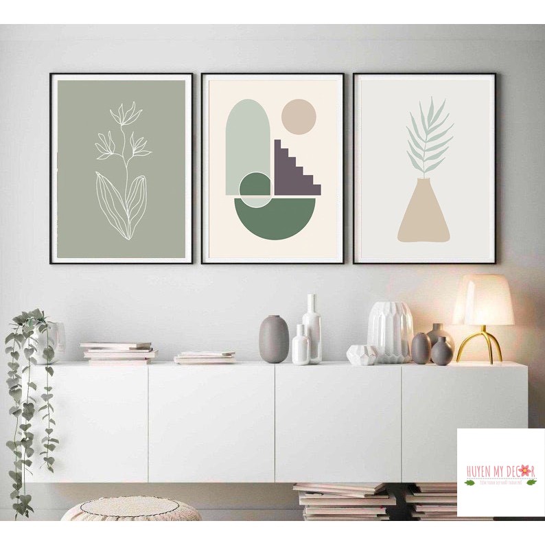 (25 mẫu) Tranh bộ 3 canvas phủ kim sa trang trí phòng khách, phòng ngủ, phòng ăn in mực UV cao cấp | BigBuy360 - bigbuy360.vn