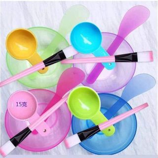 Combo 50 bộ chén pha mặt nạ nhựa dẻo y hình _zalo 0949.585.579