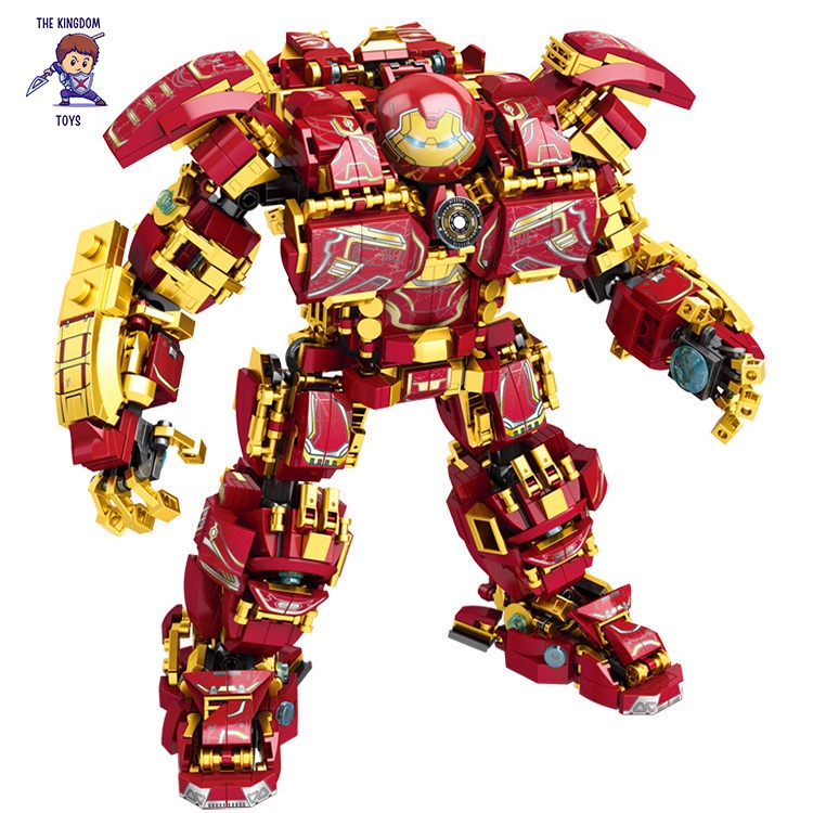 Đồ Chơi Lắp Ráp HulkBuster Iron Man Mô Hình Robot Siêu Anh Hùng Người Sắt LY76026