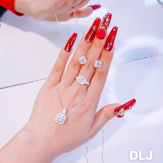 Bộ trang sức - bộ đá vuông siêu đẹp
