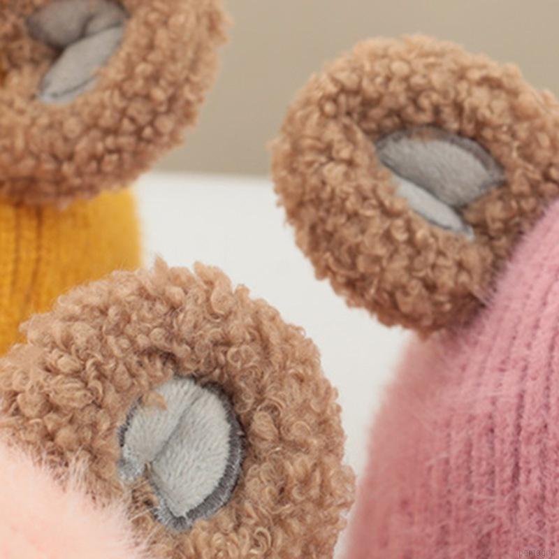 Mũ len cotton mềm co giãn giữ ấm cho bé