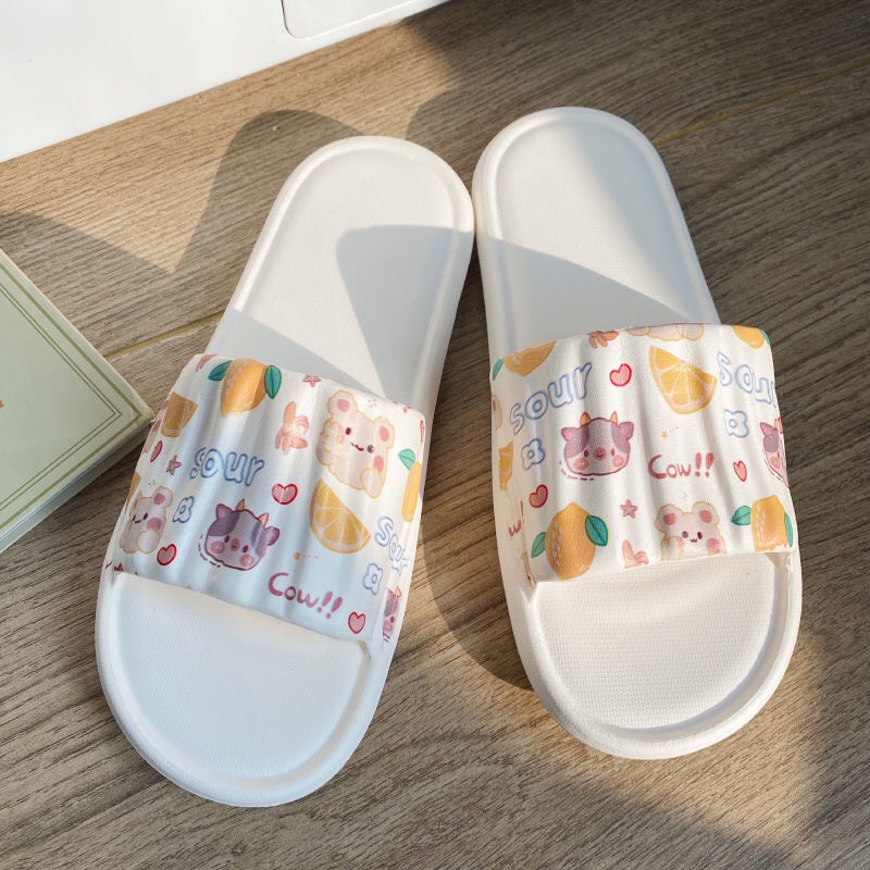 JY400-IN TIM Dép nữ đế mềm hottrendy, dép cao su đúc liền quai ngang hàng nhập khẩu order Quảng Châu
