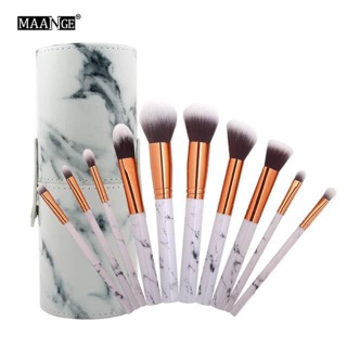 Bộ cọ vân đá 10 cây kèm hộp da