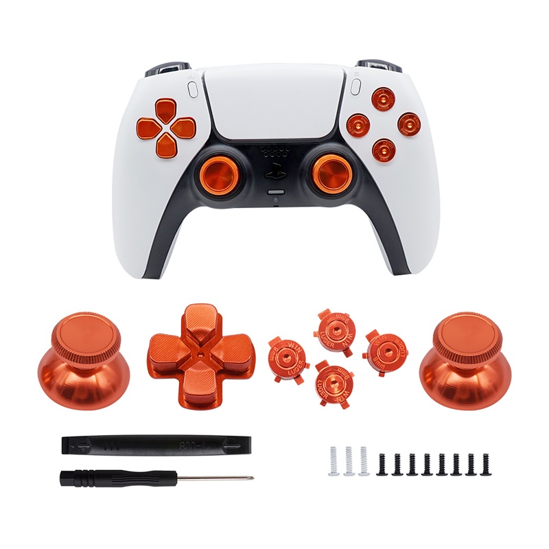Nút Kim Loại Cho ABXY Với Tay Cầm Ngón Cái Chrome D-Pad 5 Màu