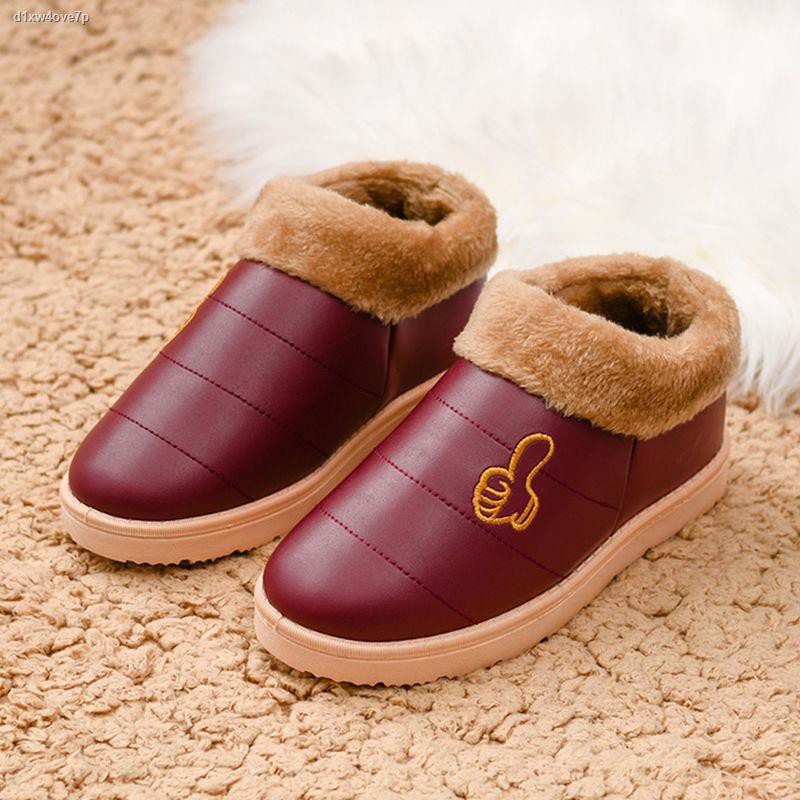 Giày nam và nữ mùa đông, bông cho người trung niên cao tuổi, nhung, đi tuyết ấm áp, trang trí nội thất gia đình, bố, mẹ | BigBuy360 - bigbuy360.vn