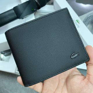 Set Lacoste ví nịt chéo giữa - S124