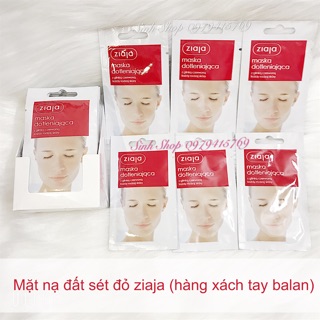 Mặt nạ đất sét đỏ Ziaj balan (bill ảnh tiếp)