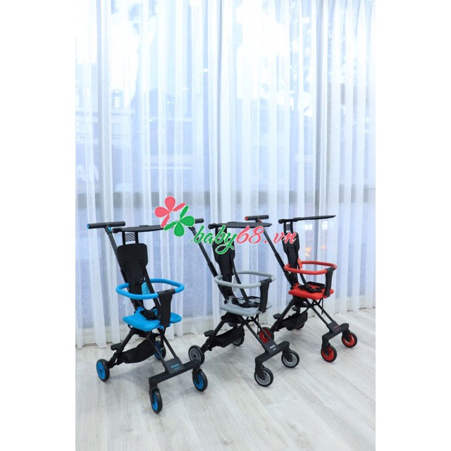 Xe đẩy đảo chiều Vovo, Playkids, Kinlee gấp gọn có đệm, mái che mẫu mới 2020