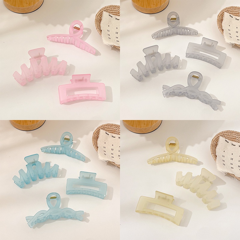 Kẹp Tóc Càng Cua Trong Suốt Phong Cách Hàn Quốc Thời Trang Cho Nữ