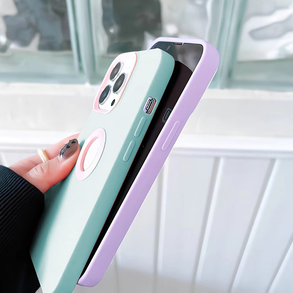 Ốp Điện Thoại Silicon Mềm Chống Rơi Chống Sốc 3 Trong 1 Cho iPhone 11 12 13 Pro Max 6 7 8 Plus XS XR XS Max SE 2 3