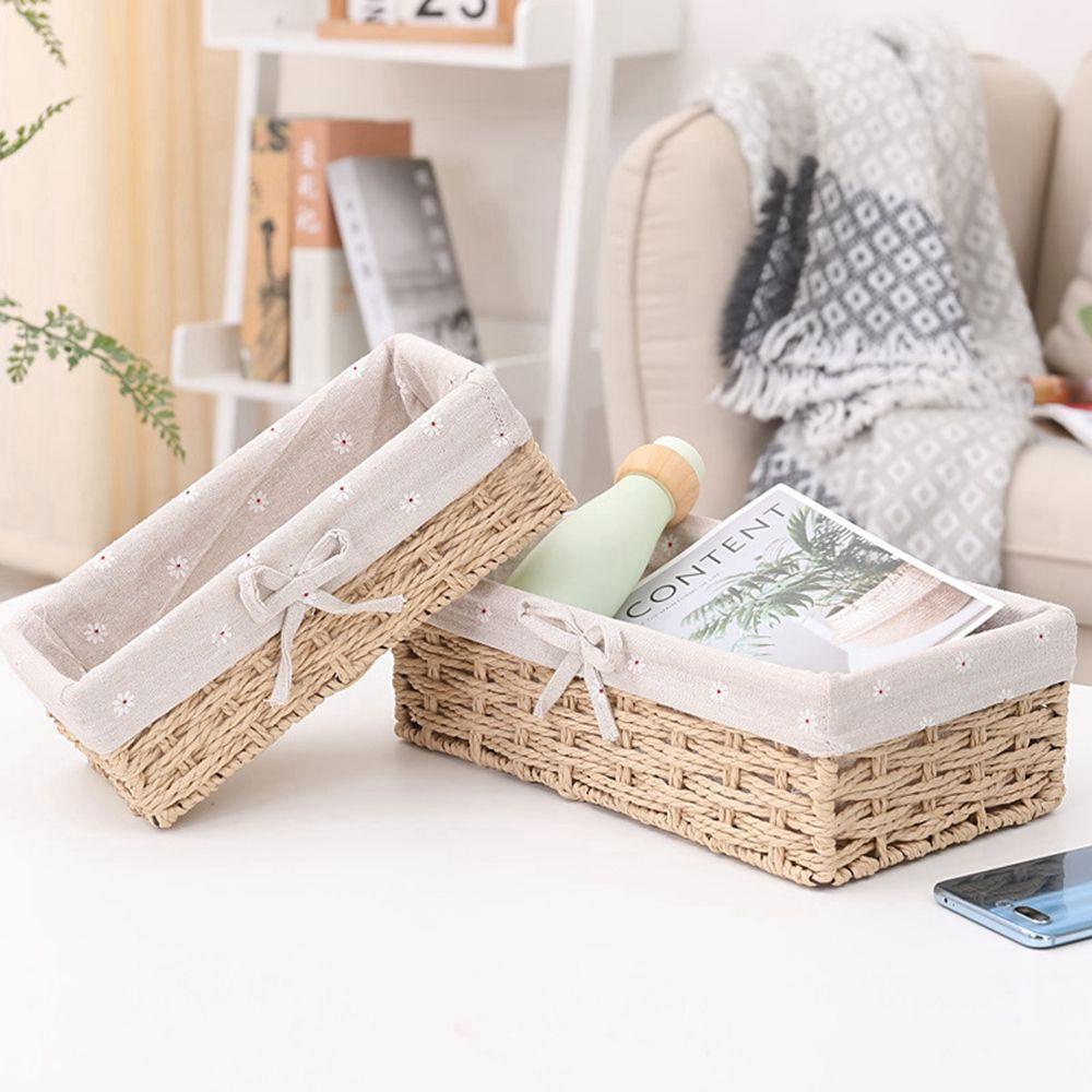 Giỏ Dệt Đựng Đồ Ăn Vặt Để Bàn Đa Năng