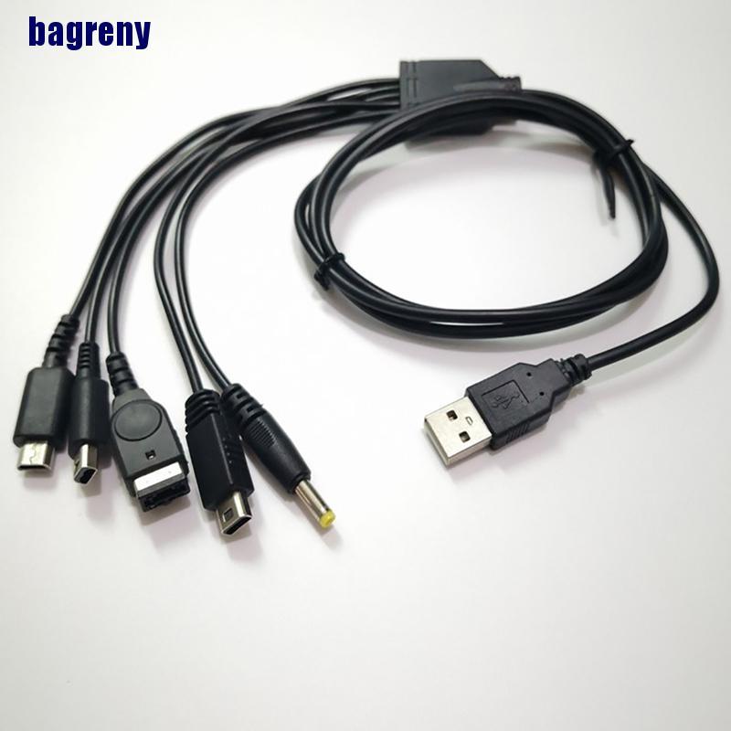 Dây Cáp Sạc Usb 5 Trong 1 Đa Năng Cho Máy Chơi Game