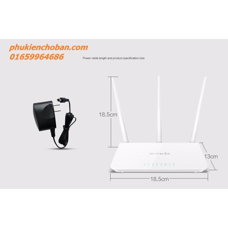 giảm 25k Bộ định tuyến không dây 300Mbps với 3 ăngten cố định MODEM wifi PF79 | BigBuy360 - bigbuy360.vn