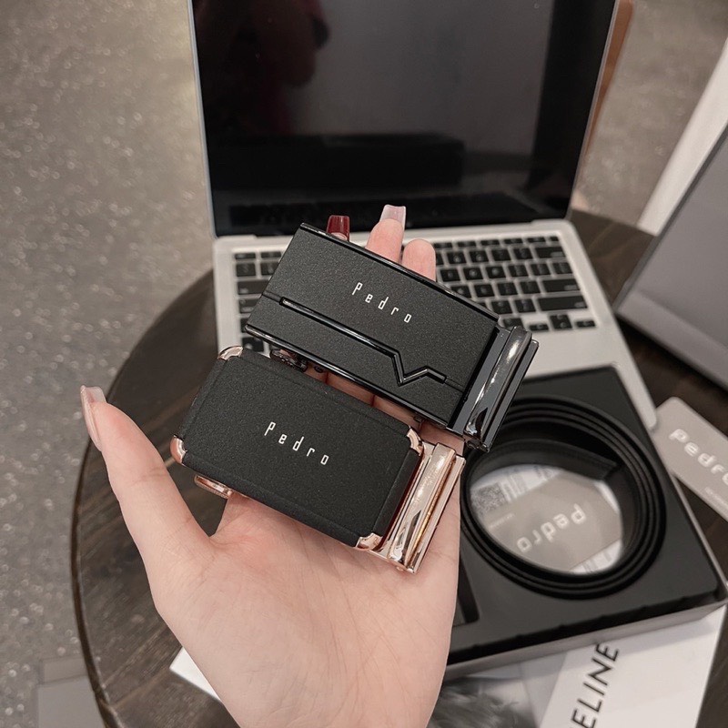 Dây thắt lưng nam 2 mặt cao cấp full box kèm túi giấy THL02