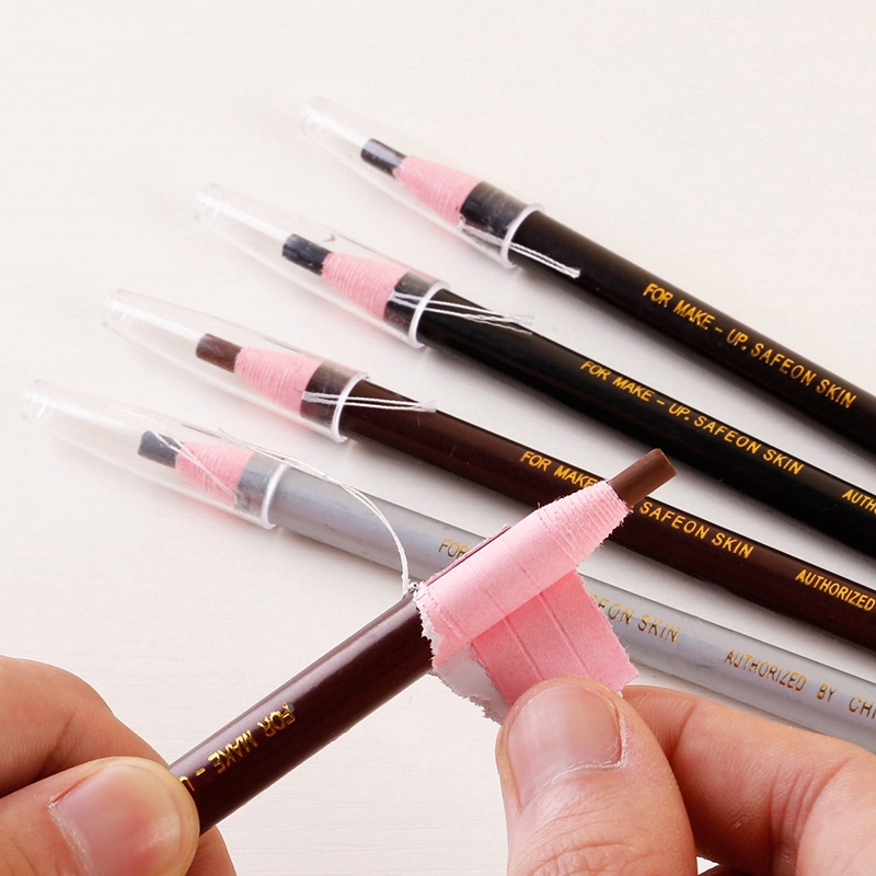 BEAUTY GLAZED Bút chì xé kẻ lông mày tiện dụng 5 màu tùy chọn