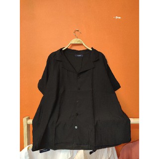 (Big size)Áo sơ mi cổ vest 2 ve mà basic 60-90kg