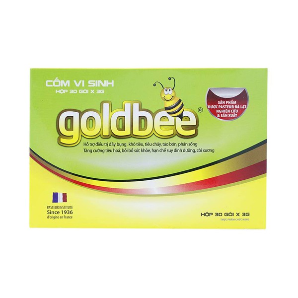 Gold Bee cốm vi sinh Pasteur Đà Lạt- Hộp 30 gói