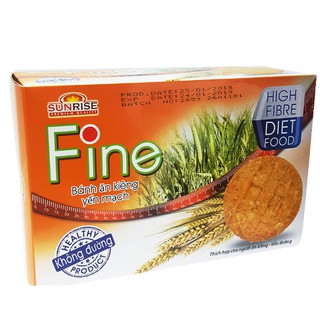 Bánh ăn kiêng Fine yến mạch 178g