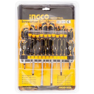 Bộ 18 tua vít ingco hksd1828