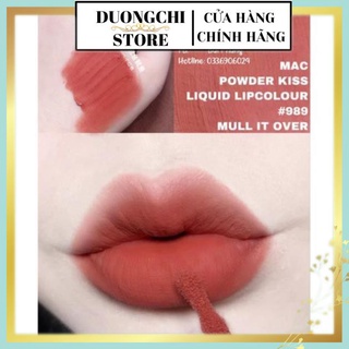 Son kem lì mac powder kiss liquid lipcolour 989 mull it over