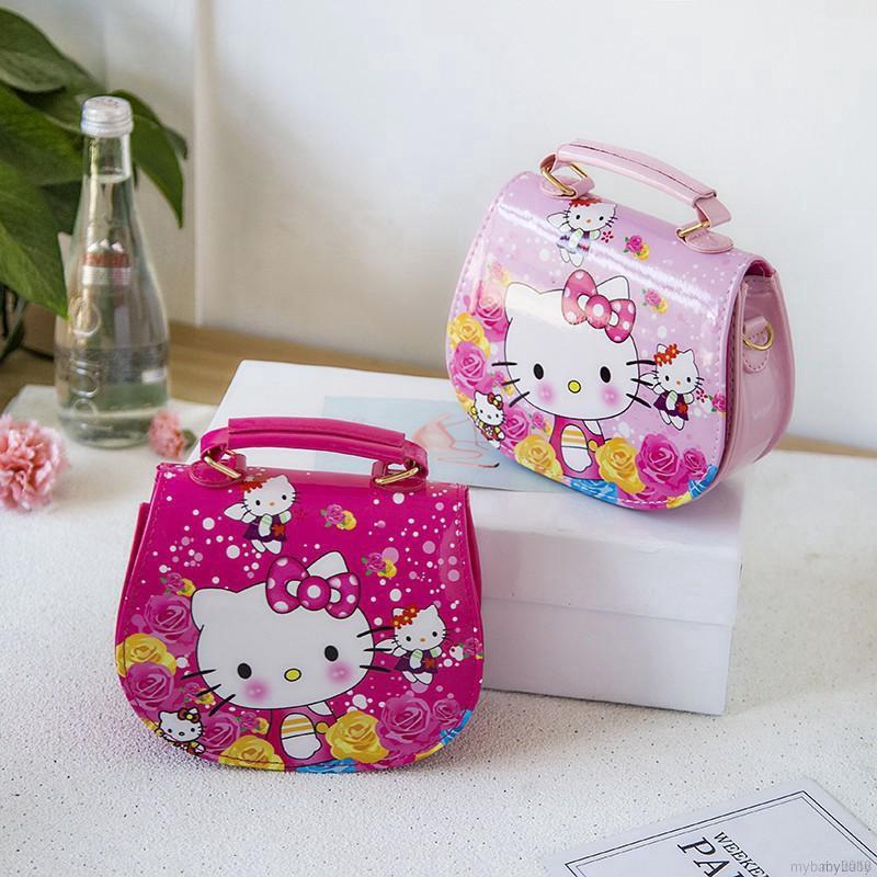 Túi đeo vai hình Hello Kitty / Peppa cho bé gái