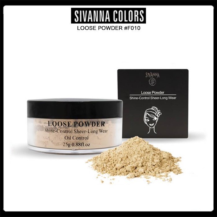 Phấn Phủ Sivanna Kiềm Dầu Dạng Bột  Loose Powder Shine-Control Sheer Long Wear 20g