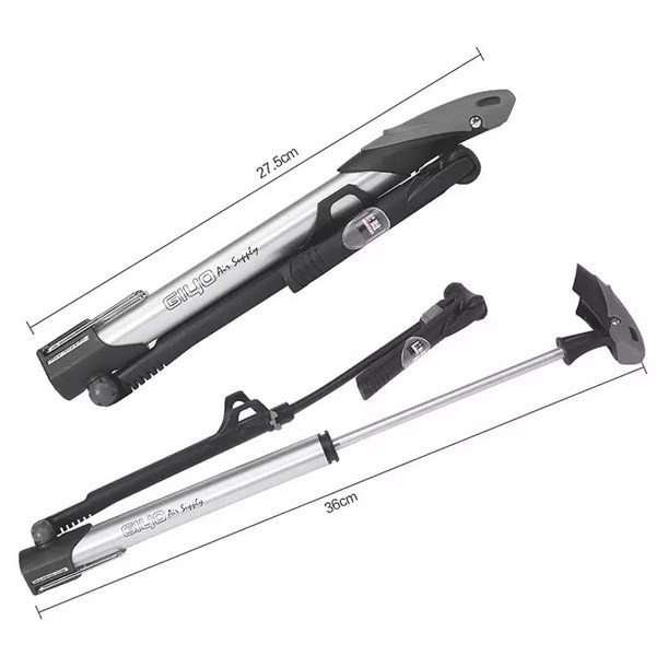 Bơm giyo mini GM 71 chính hãng 140PSI/10Kg thân nhôm van đảo chiều