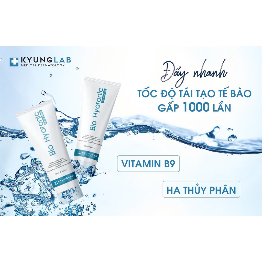 Mặt nạ B9 KyungLab Vitamin B9 Bio Hyaluroinic 100ML làm dịu phục hồi da tổn thương