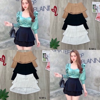 Váy quần dập ly