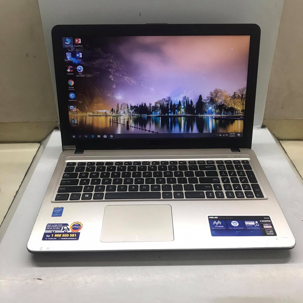 Máy laptop Asus X540LA Intel Core i3-5005U 2.0GHz, 4gb ram, 500gb hdd, Vga Intel hd Graphics, 15.6 inch, Đẹp , Rẻ