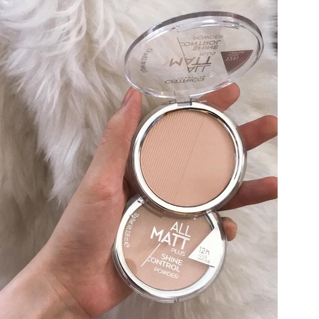 Phấn phủ Kiềm dầu Catrice All Matt CHÍNH HÃNG make up mỏng nhẹ tự nhiên