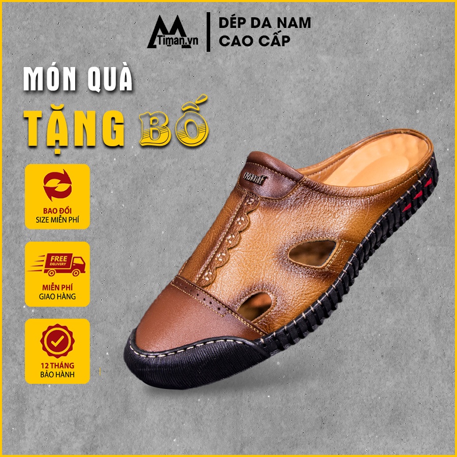 Giày Nam Trung Niên Cao Cấp, Hàng Hiệu, Chính Hãng, mới, đẹp. 04/2022 - Timan SA17