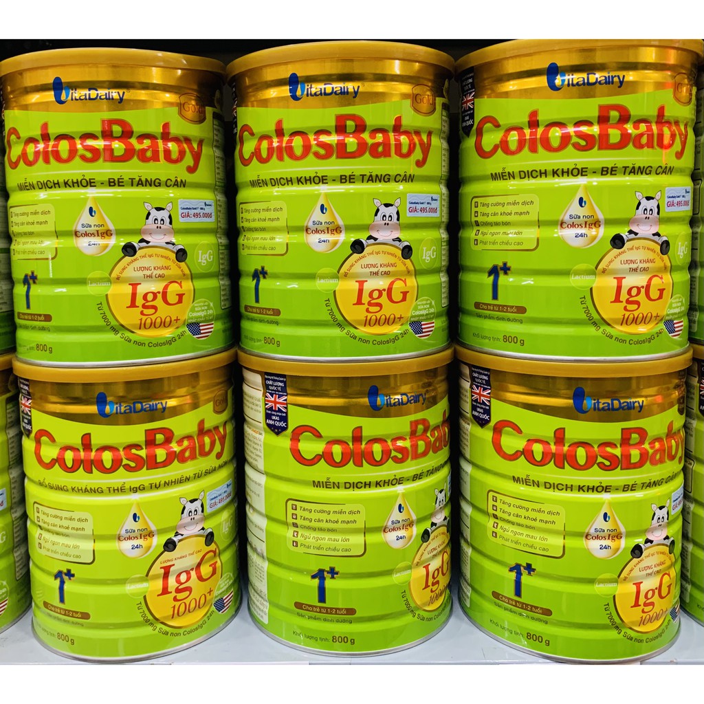 Sữa Colosbaby 1000 IgG Gold 2+_800gr (Date mới nhất)