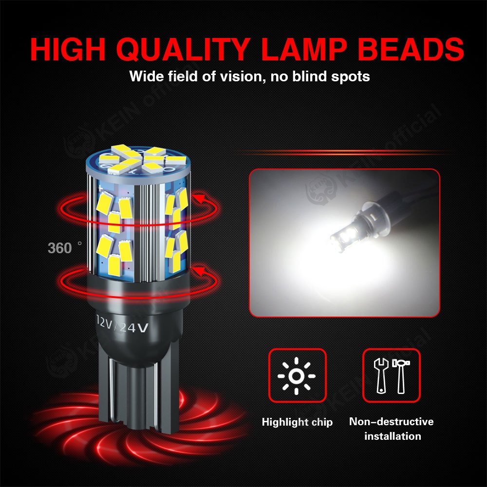 Bóng Đèn Led Tín Hiệu Đậu Xe 2022NEW T10 W5W 194 168 501 Chất Lượng Cao