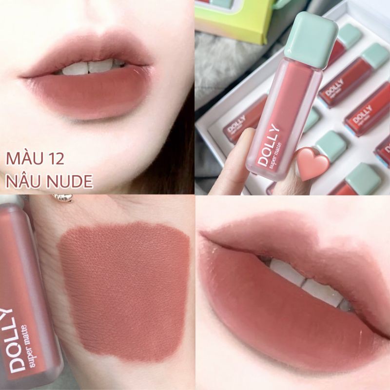 [Nâu nude] Son Dolly super matte hot trend 2021 | BigBuy360 - bigbuy360.vn