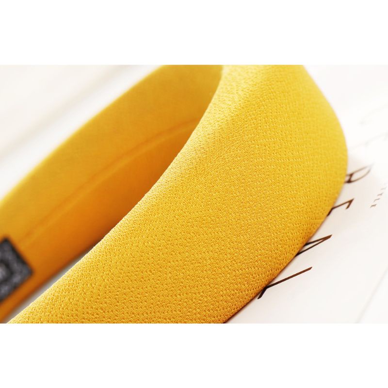 Băng Đô Cài Tóc Xốp Dày Bản Rộng 6 Màu Sắc Ngọt Ngào Phong Cách Hàn Quốc Cho Nữ