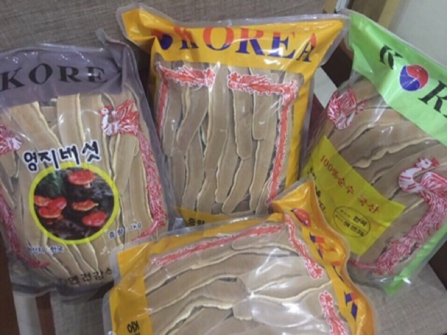 Nấm linh chi thái sẵn 0,5gr hàn quốc