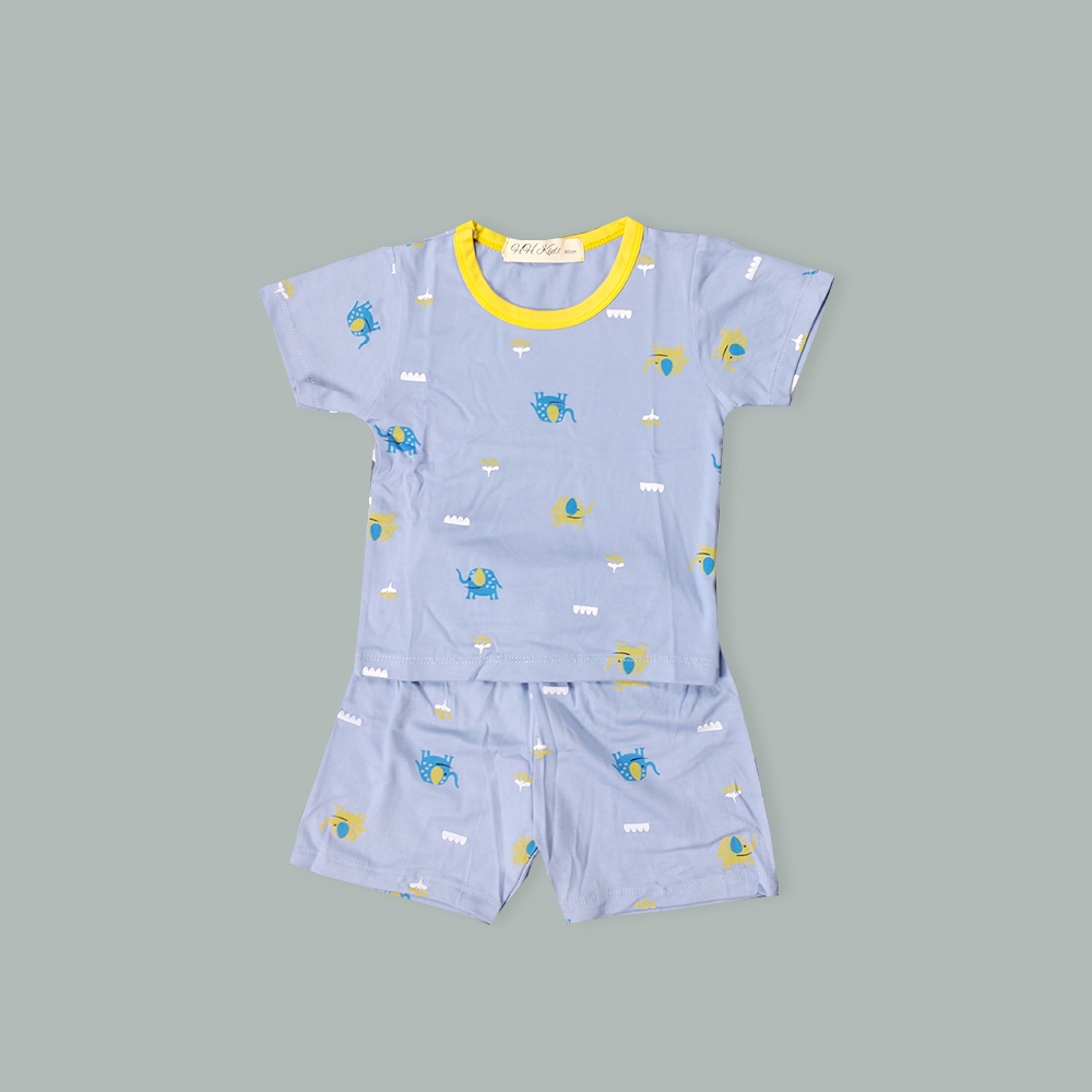 Bộ cộc tay mùa hè cho bé trai, bé gái chất liệu thun lạnh, thoáng mát, thấm hút mồ hôi tốt (HH01)