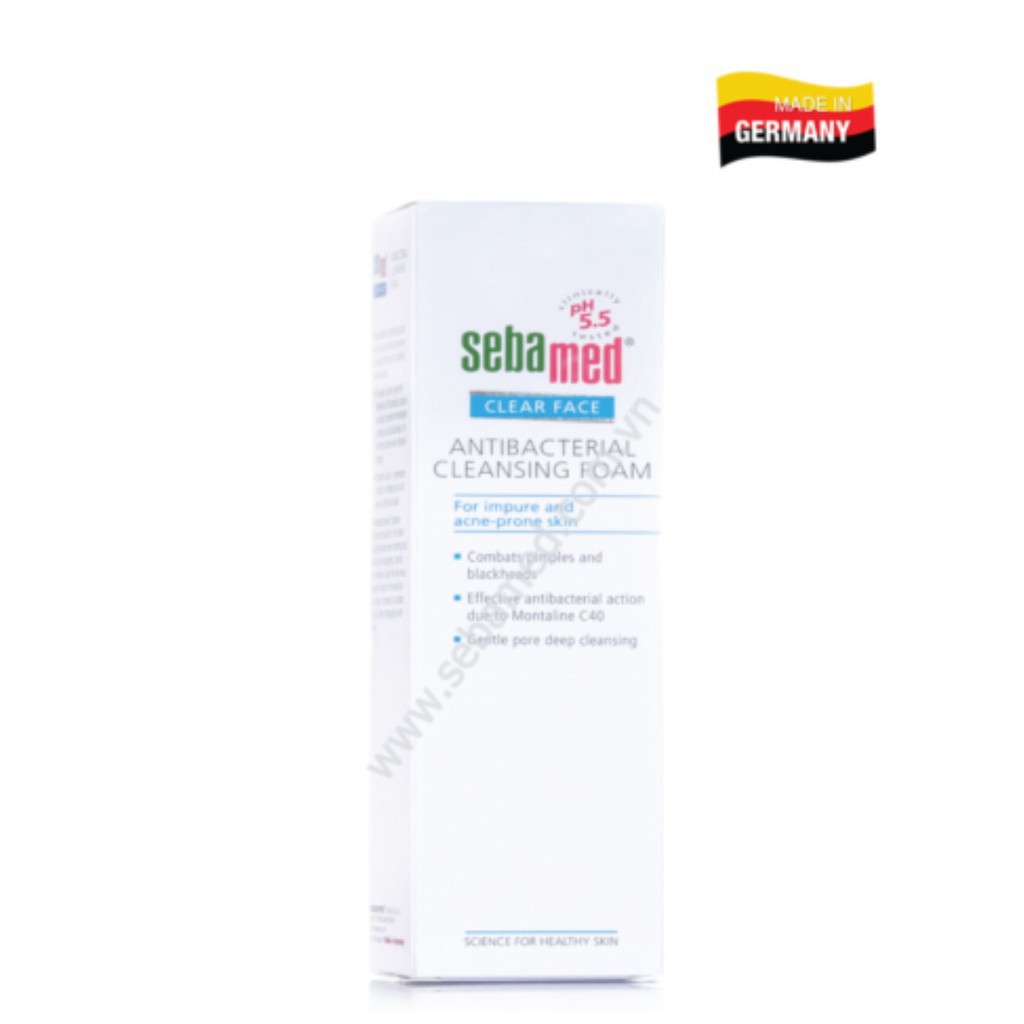 SỮA RỬA MẶT ANTI-ACNE KHÁNG KHUẨN SEBAMED pH5.5 - 50ml/150ML - ĐỨC | BigBuy360 - bigbuy360.vn