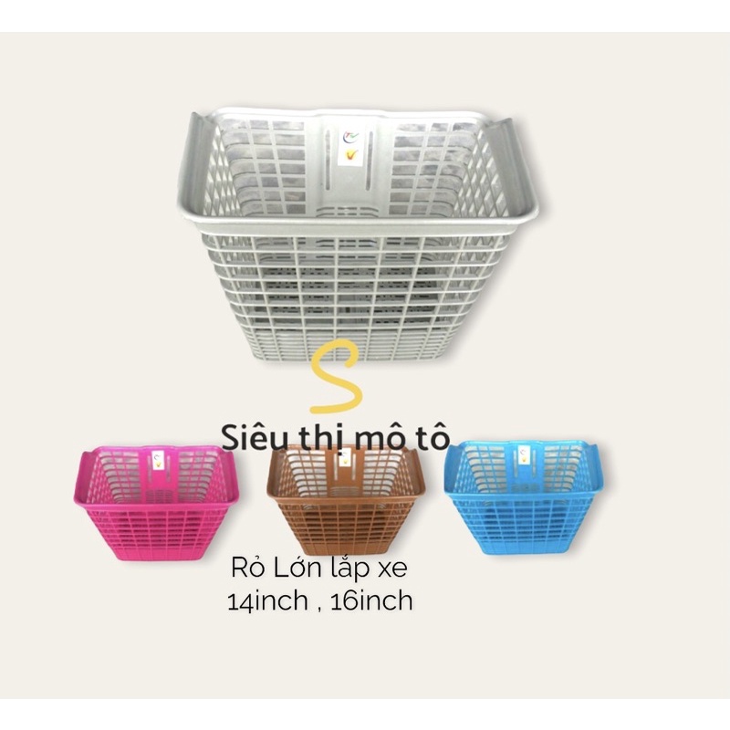 Giỏ Nhựa Xe Đạp