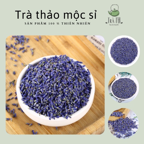 (ảnh thật + video) Hoa oải hương nụ khô trang trí thơm đuổi côn trùng (lavender) 100 GRAM