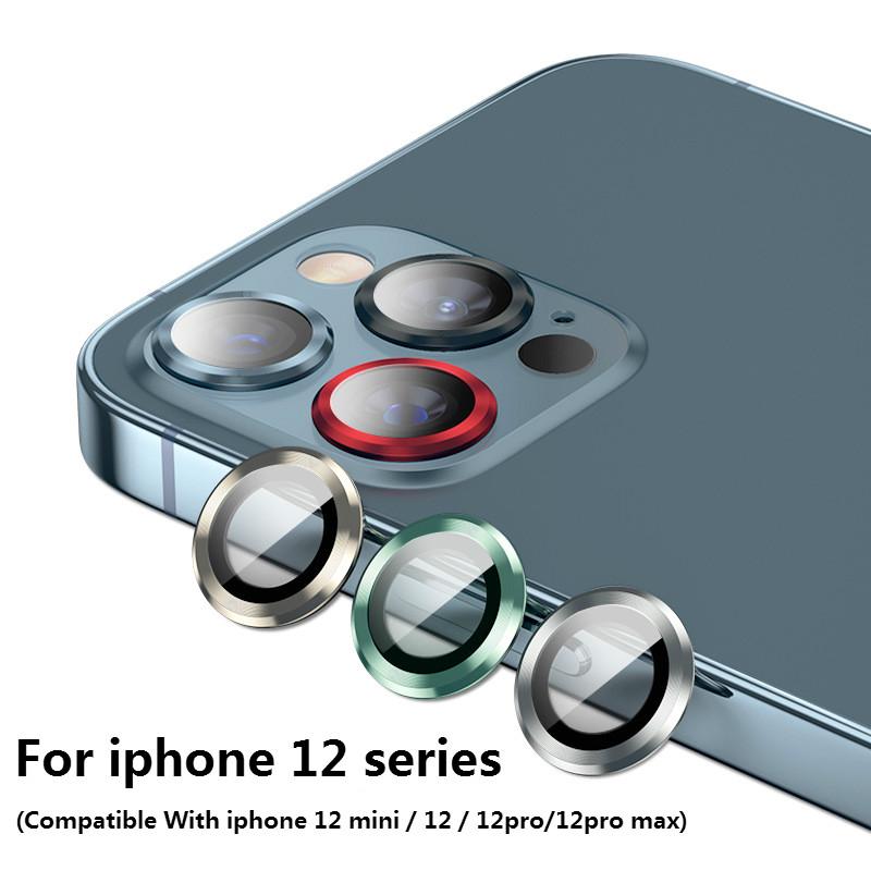 Miếng Dán Cường Lực 3d Bảo Vệ Camera Cho for Iphone 12mini 12pro Max