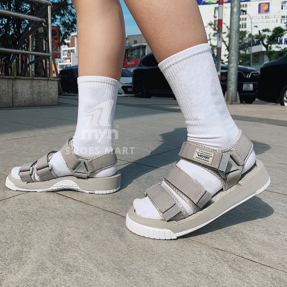 Giày Sandal Nữ Nam Vento NV 9801 Đế bánh mỳ Streetstyle