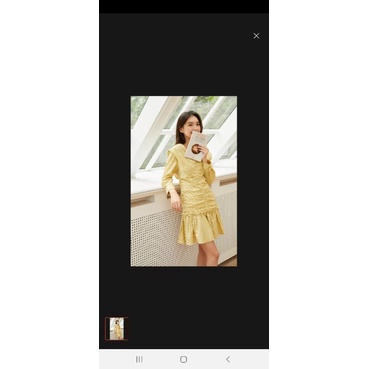 Đầm vàng auth size L